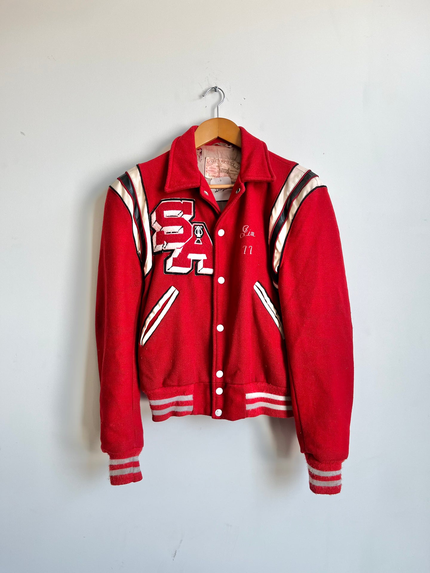 1977 St. Albans Band ‘Jim’ Varsity Jacket