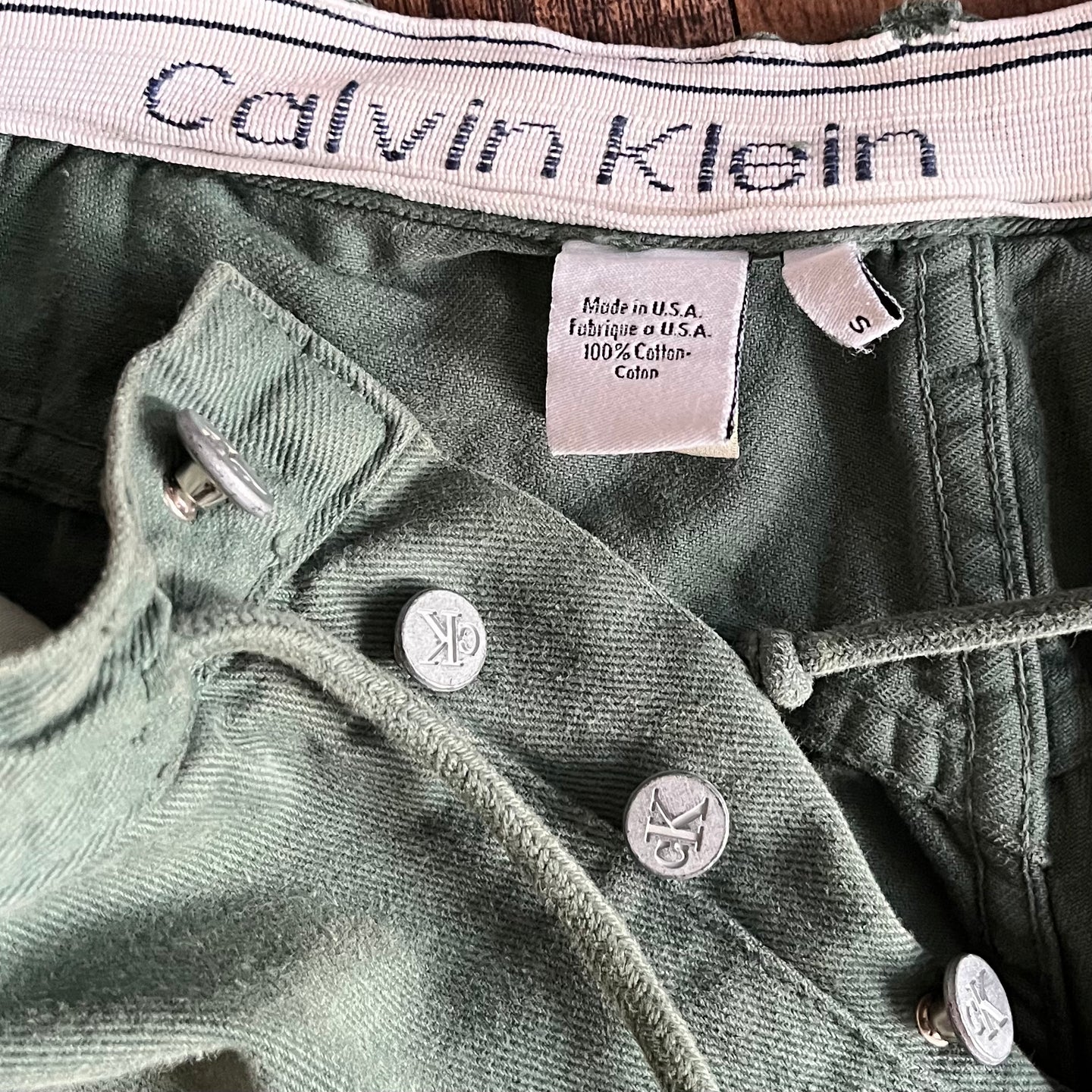 1990s Calvin Klein Button Fly Shorts