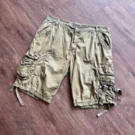Indigo Rivet Cargo Shorts