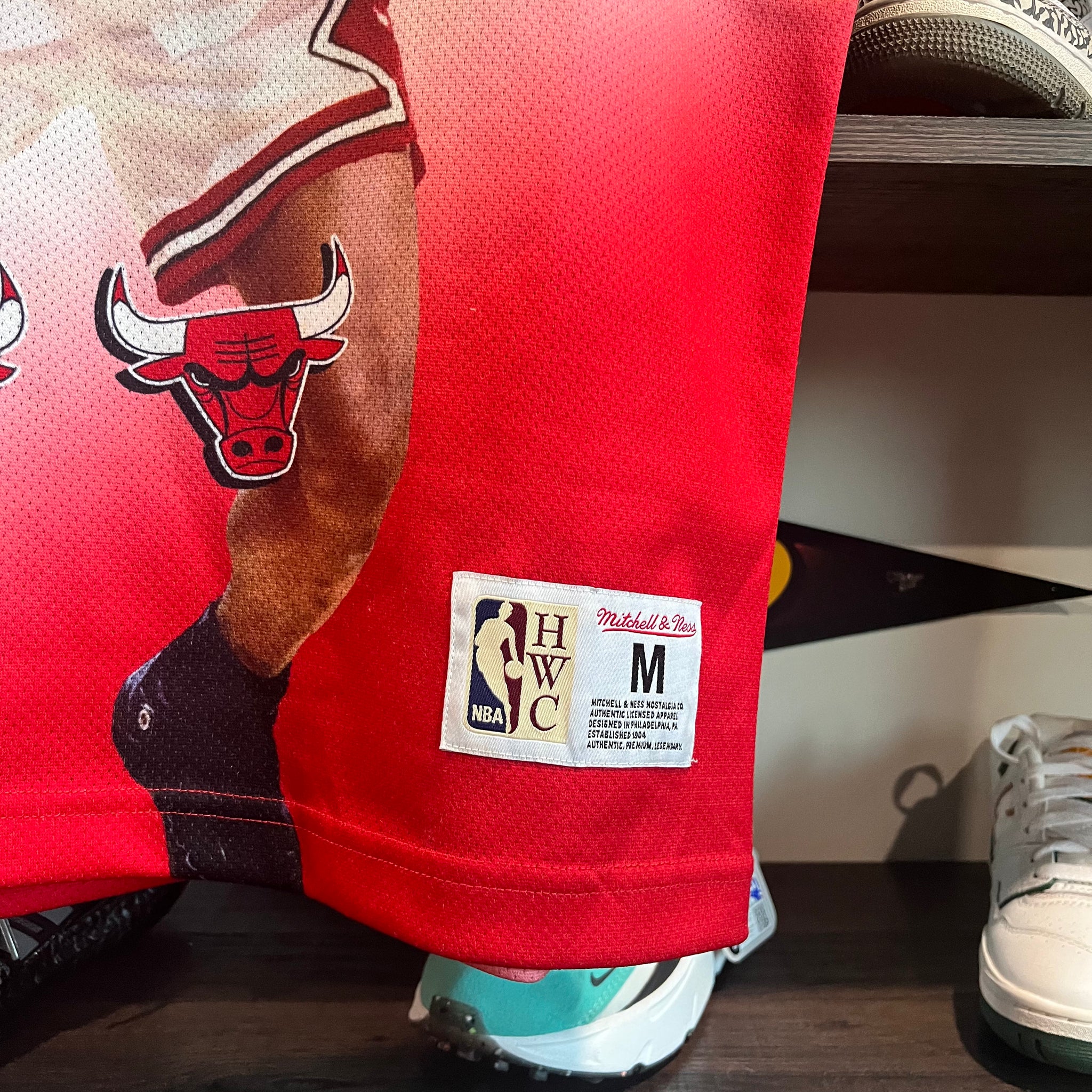 Hardwood Classics Mitchell & Ness Chicago Bulls Dennis Rodman Basketball Jersey