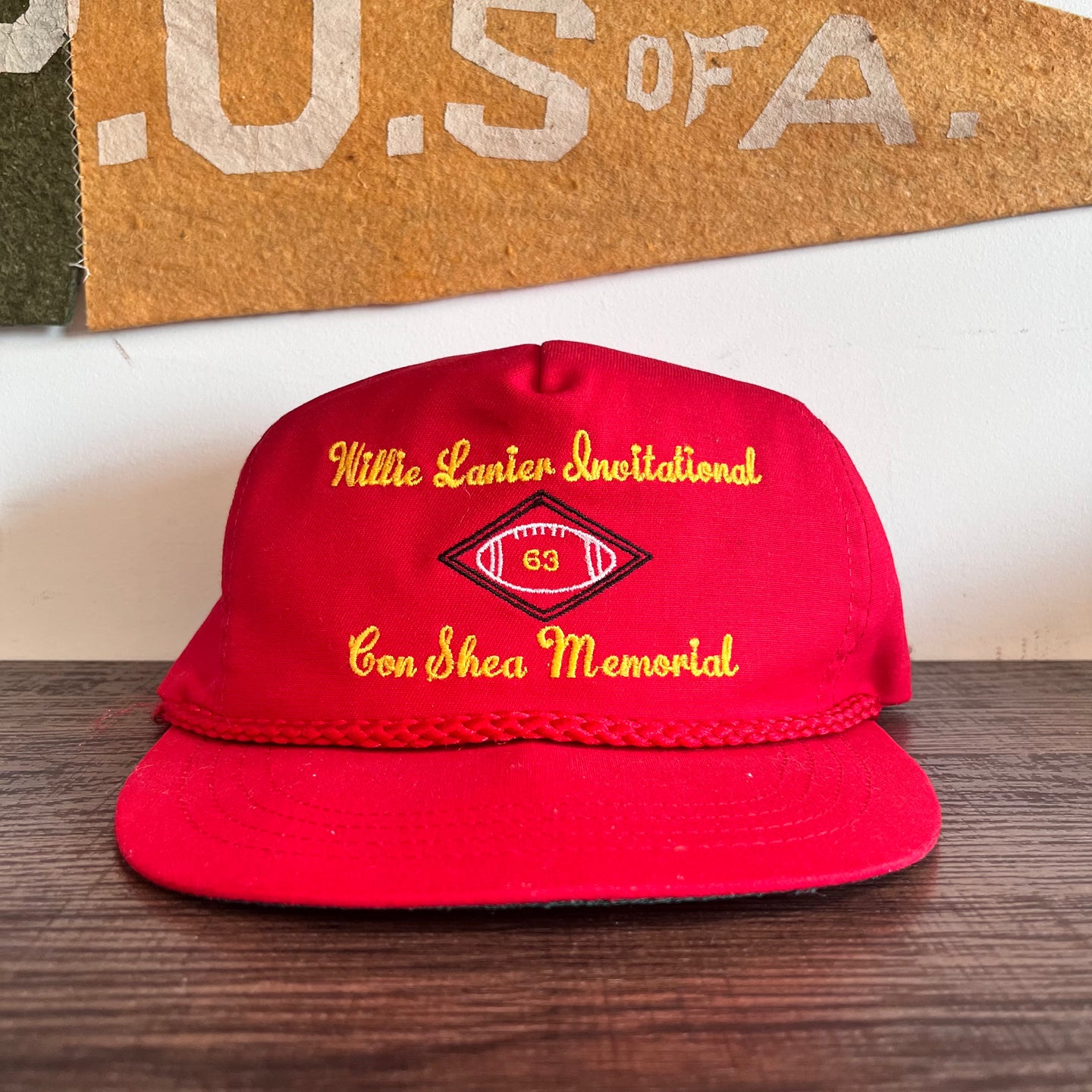 Vintage Willie Lanier Invitational Con Shea Memorial SnapBack