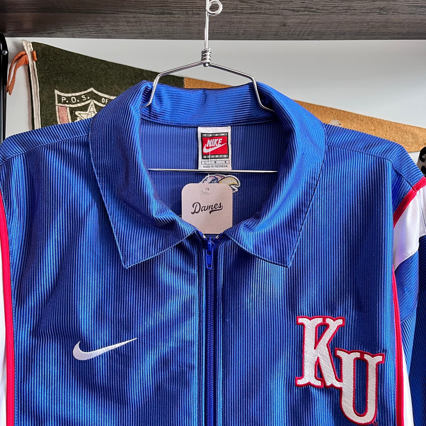 Vintage Nike Team Kansas Jayhawks Warmup Jacket