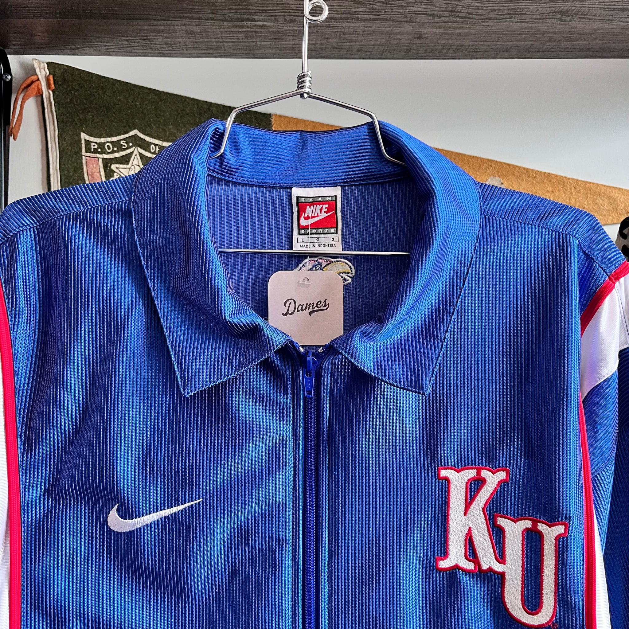 Vintage Nike Team Kansas Jayhawks Warmup Jacket