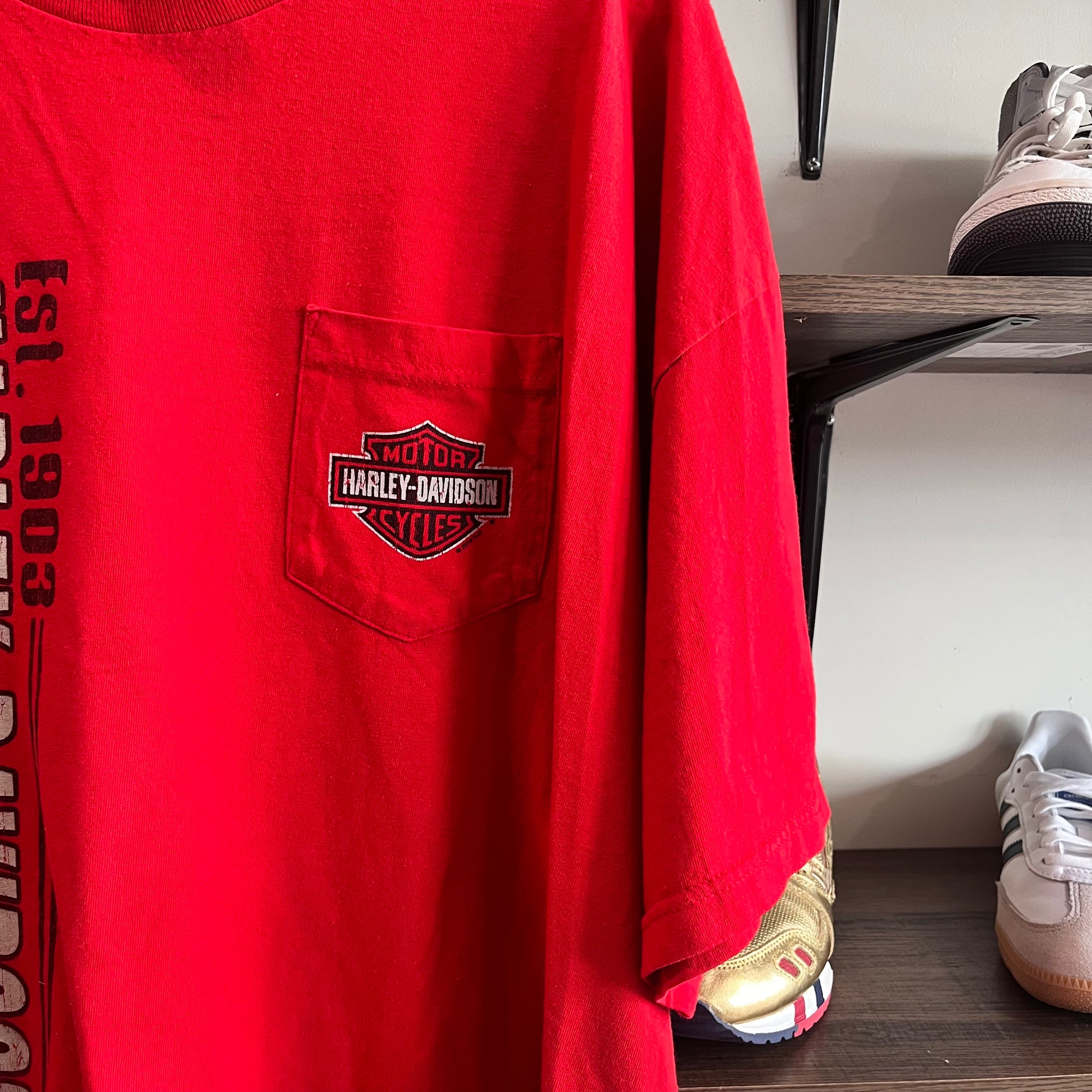 2013 Harley Davidson Pocket T-shirt