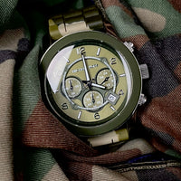 Michael Kors Camouflage Watch w/Box
