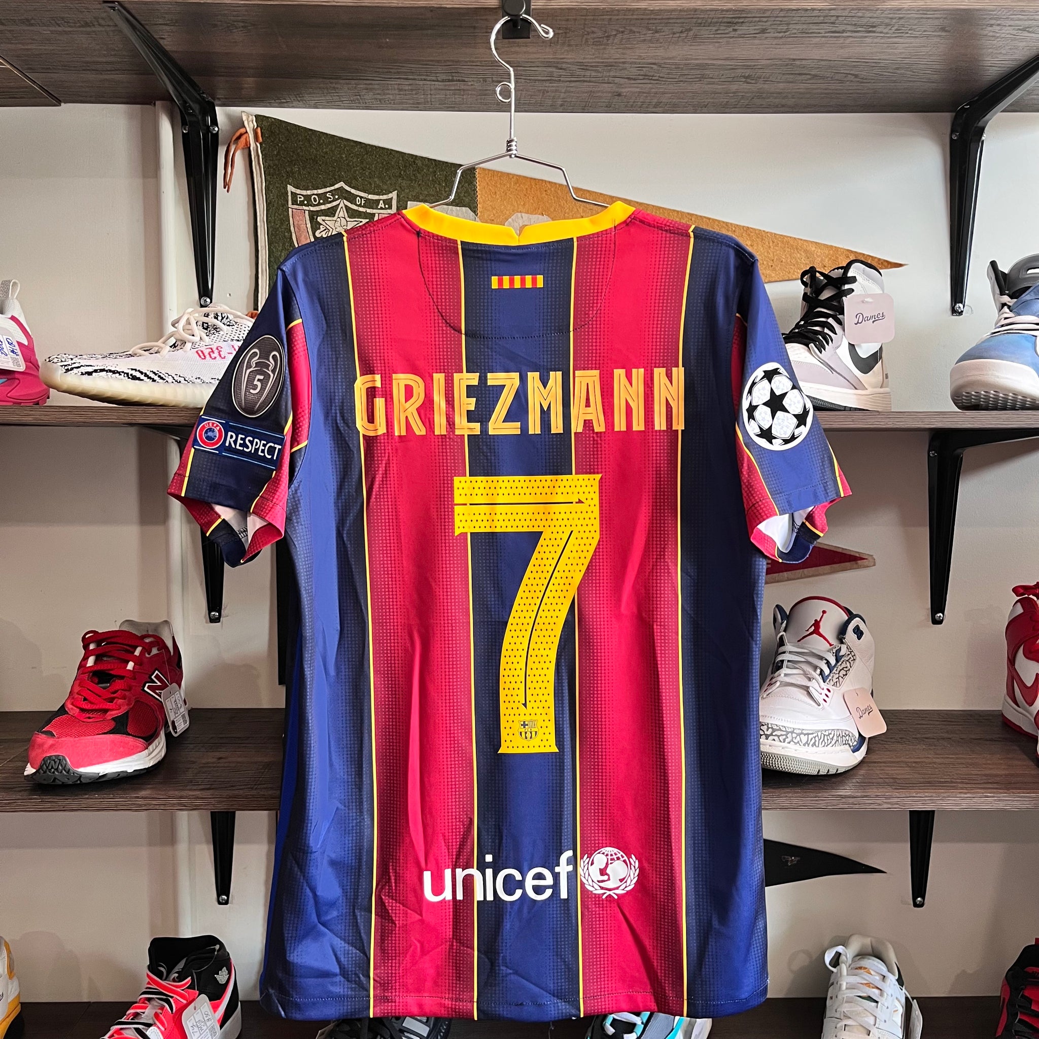 Dead Stock Antoine Griezmann FC Barcelona 2020/21 Home Soccer Jersey