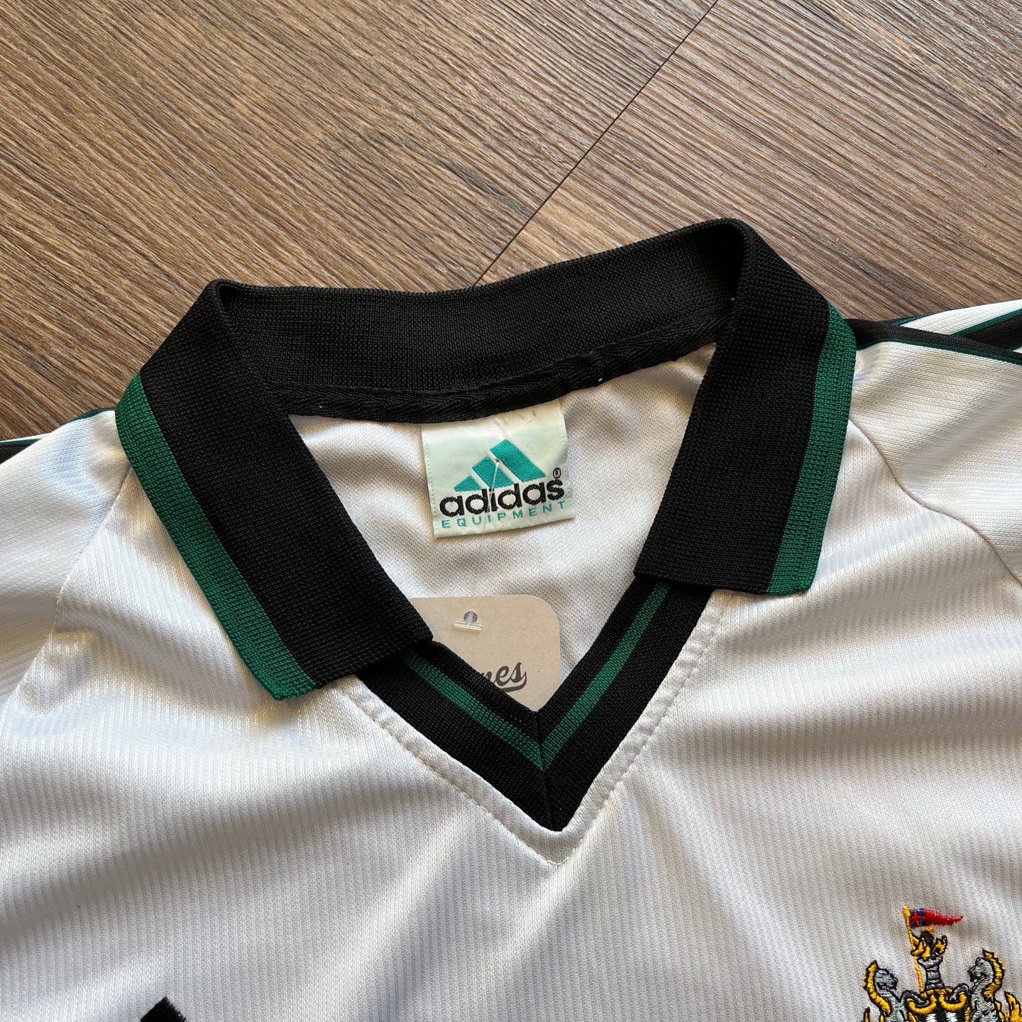Vintage Adidas New Castle United Brown Ale Soccer Jersey