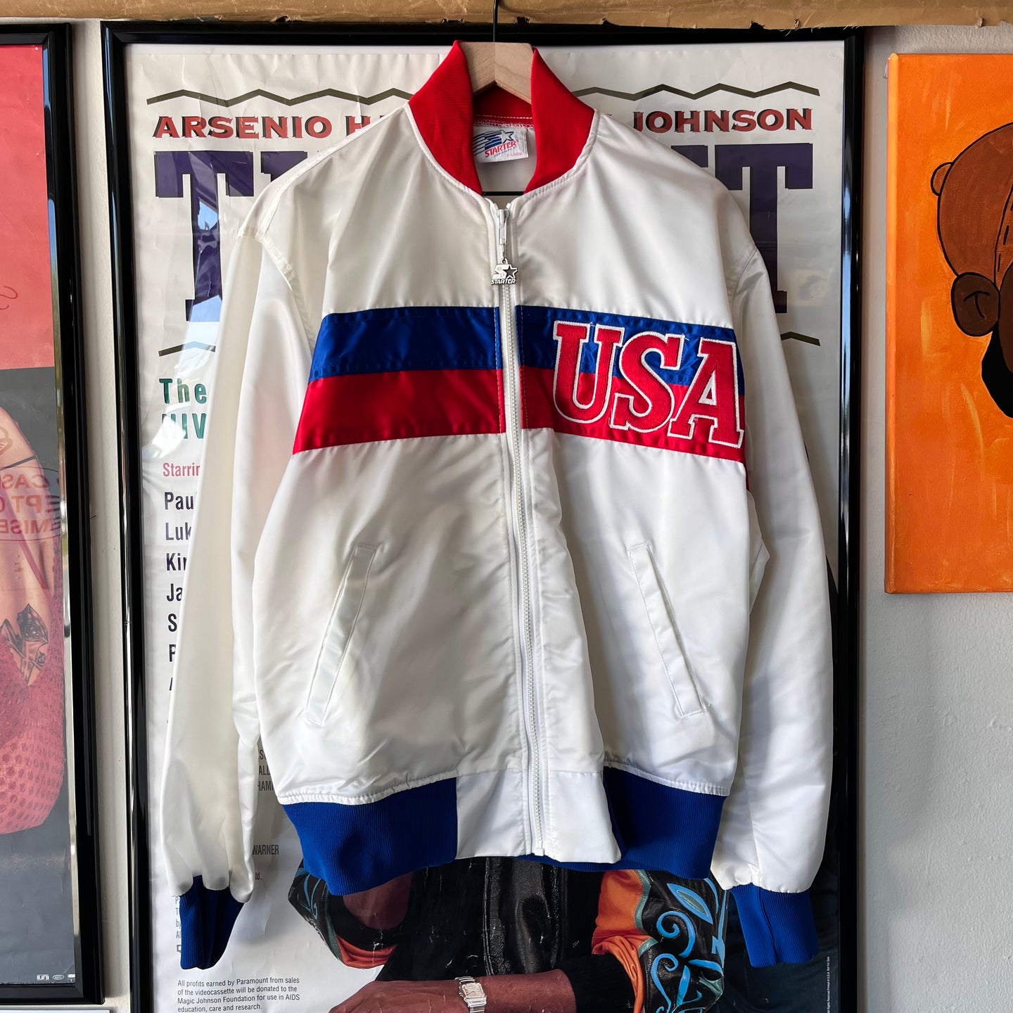 1980s Starter USA Satin Jacket