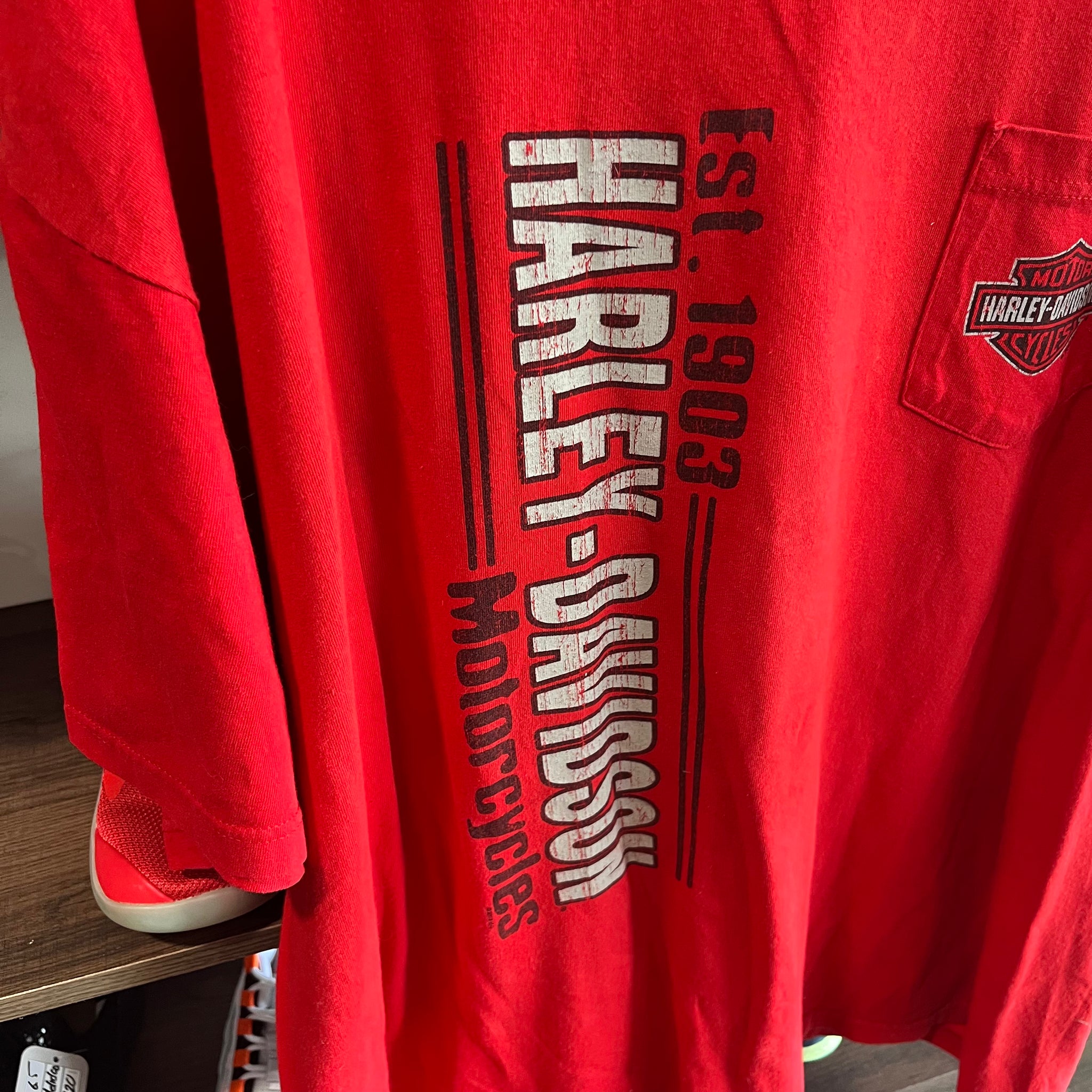 2013 Harley Davidson Pocket T-shirt
