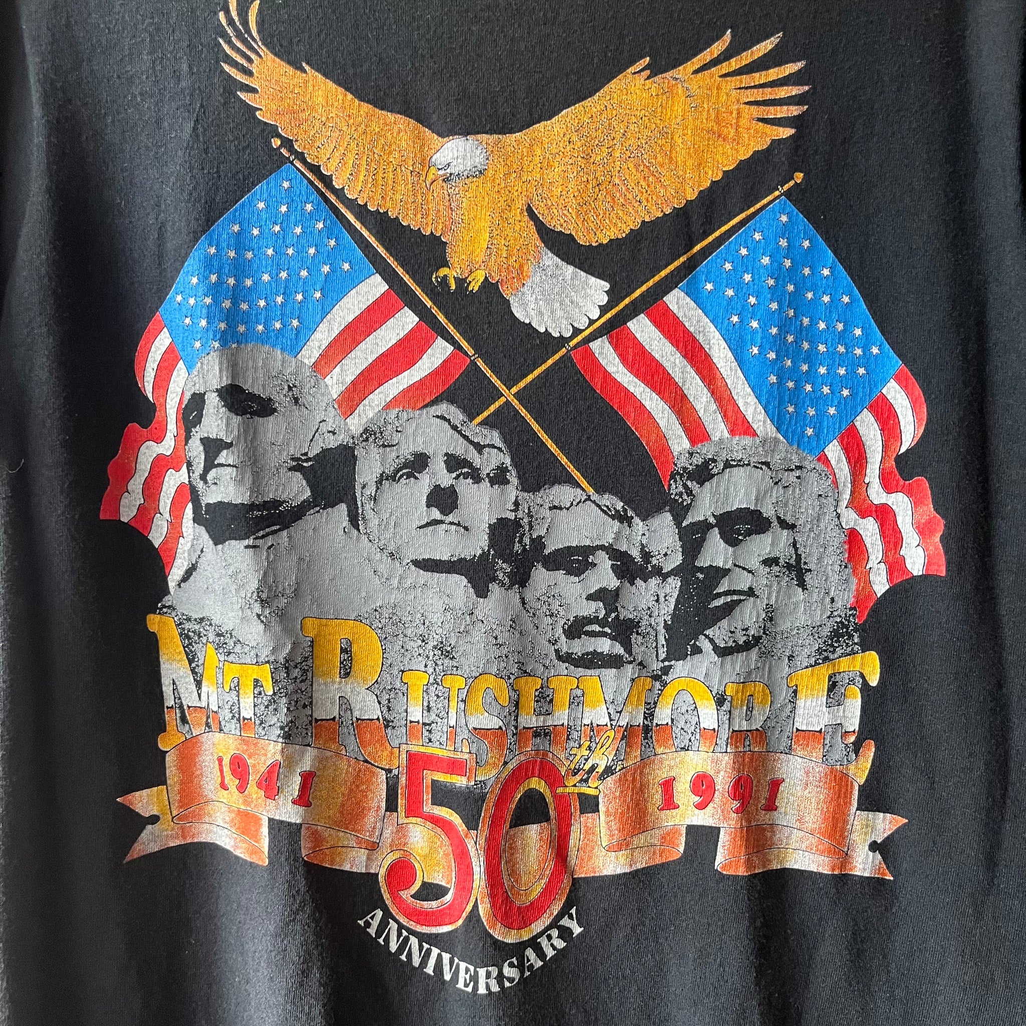 1991 Mt. Rushmore 50th Anniversary T-shirt