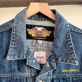 Vintage Harley Davidson Denim Vest