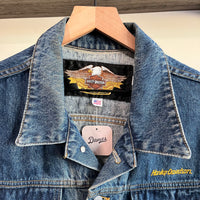 Vintage Harley Davidson Denim Vest