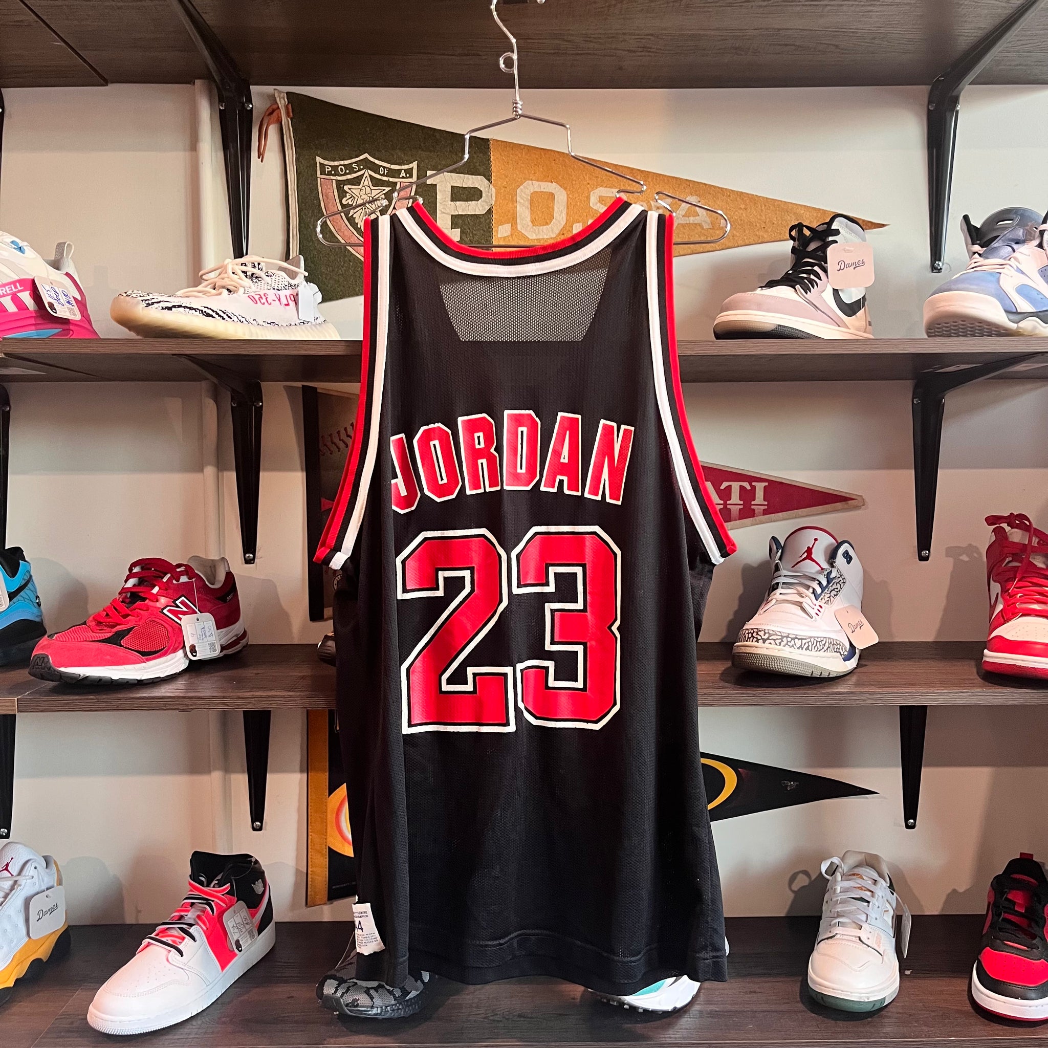 1990s Champion Chicago Bulls Jordan 23 Basketball Jersey