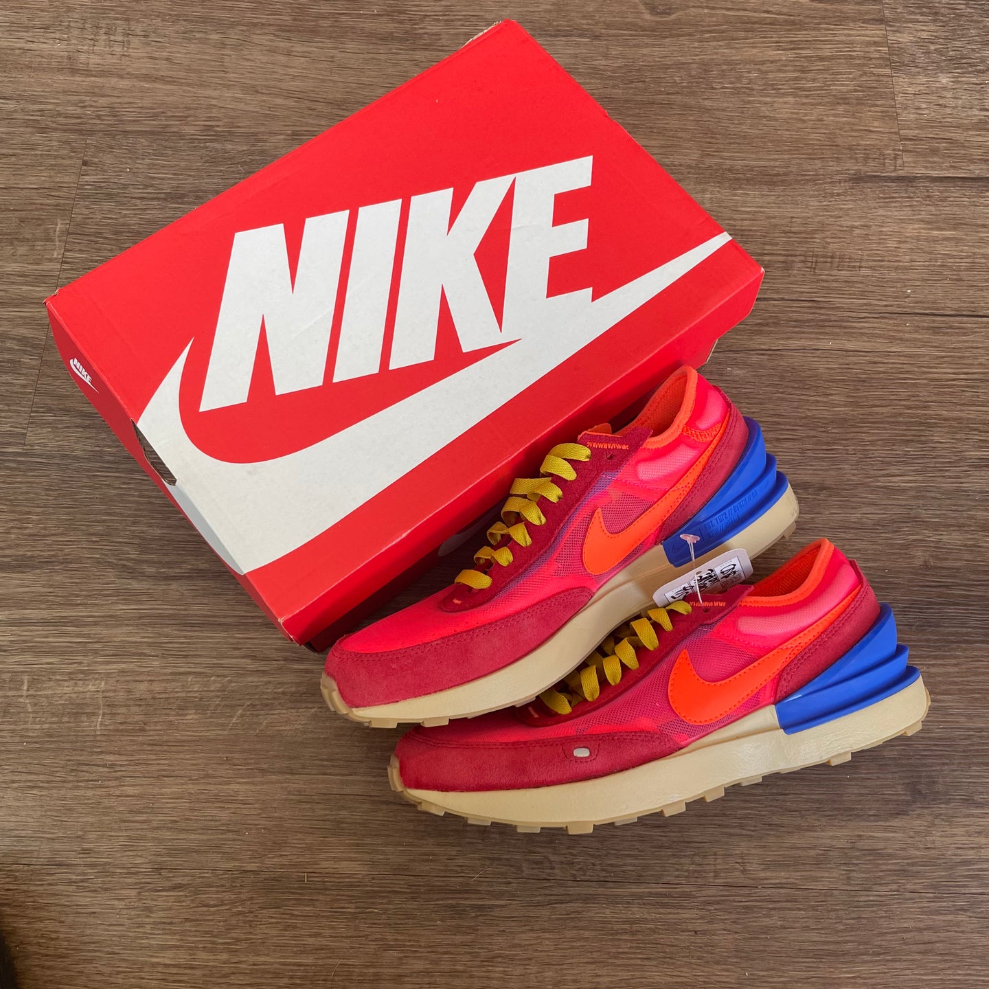 Nike Neon Pink Waffle One