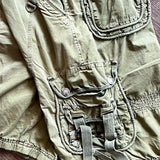 Indigo Rivet Cargo Shorts