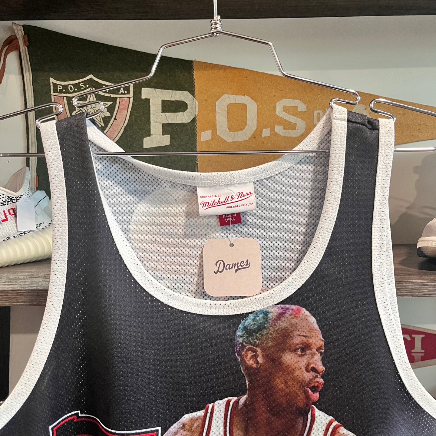 Hardwood Classics Mitchell & Ness Chicago Bulls Dennis Rodman Basketball Jersey