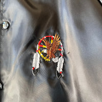 Vintage Eagle Dream Catcher Satin Jacket