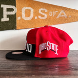 Mitchell & Ness Ohio State Snapback Hat