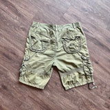 Indigo Rivet Cargo Shorts