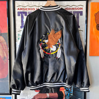 Vintage Eagle Dream Catcher Satin Jacket