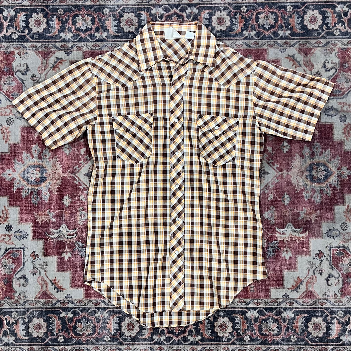 1980s P.J. Western Wear Pearl Snap Shirt
