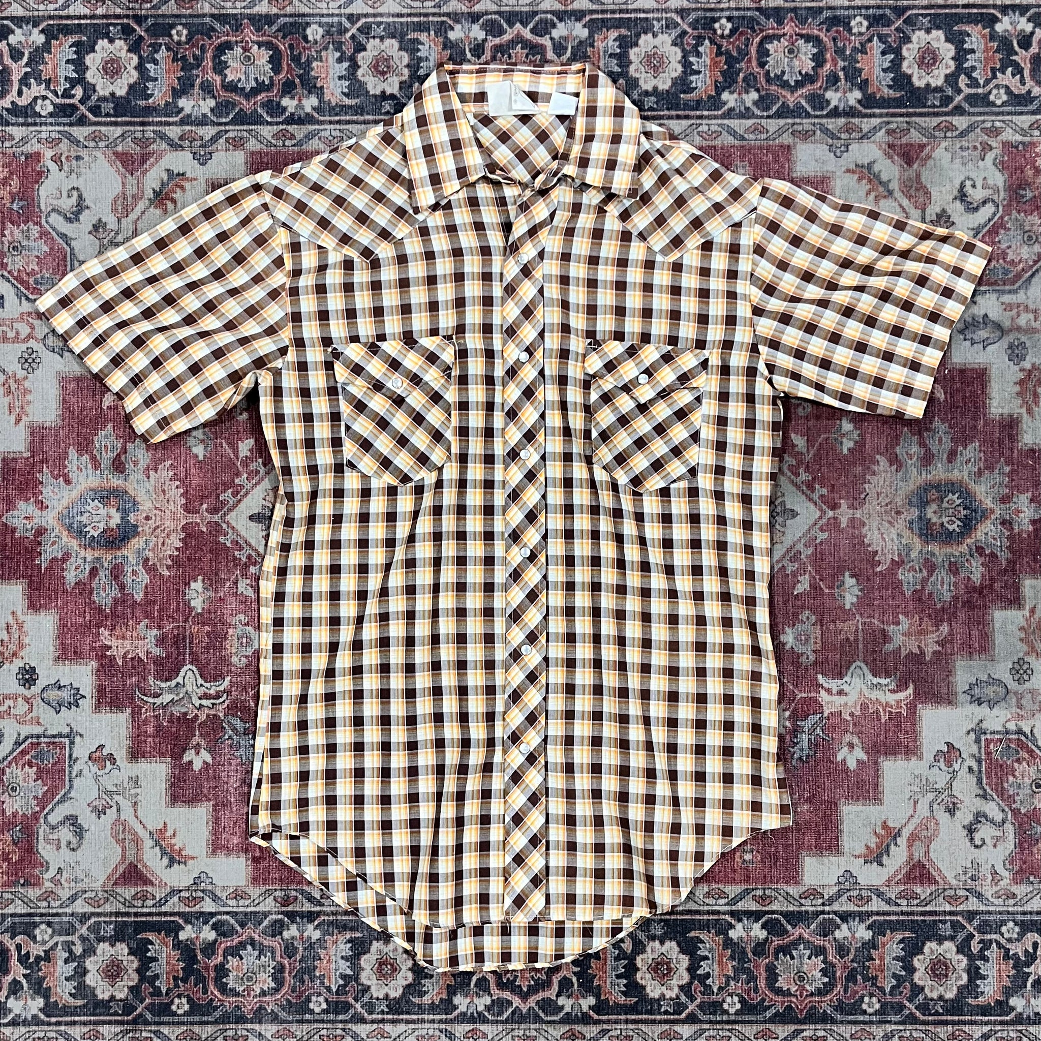1980s P.J. Western Wear Pearl Snap Shirt