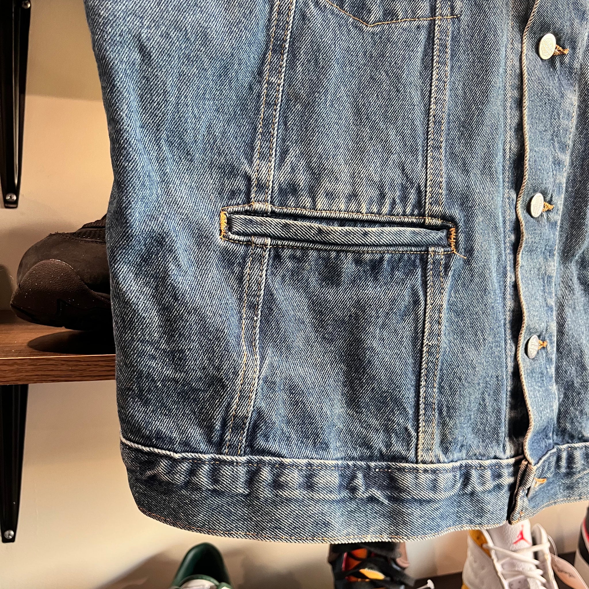 Vintage Harley Davidson Denim Vest