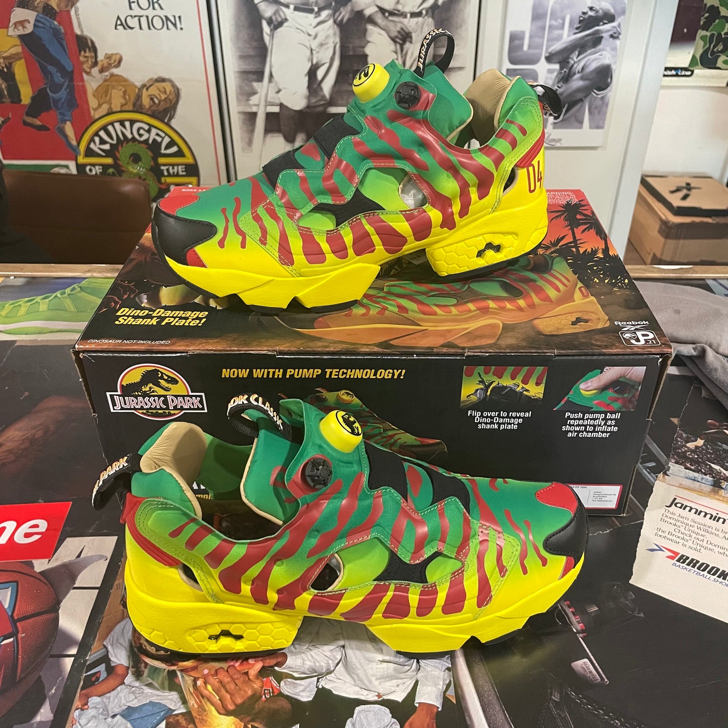 Reebok Instapump Fury x Jurassic Park ‘Tour Vehicle’