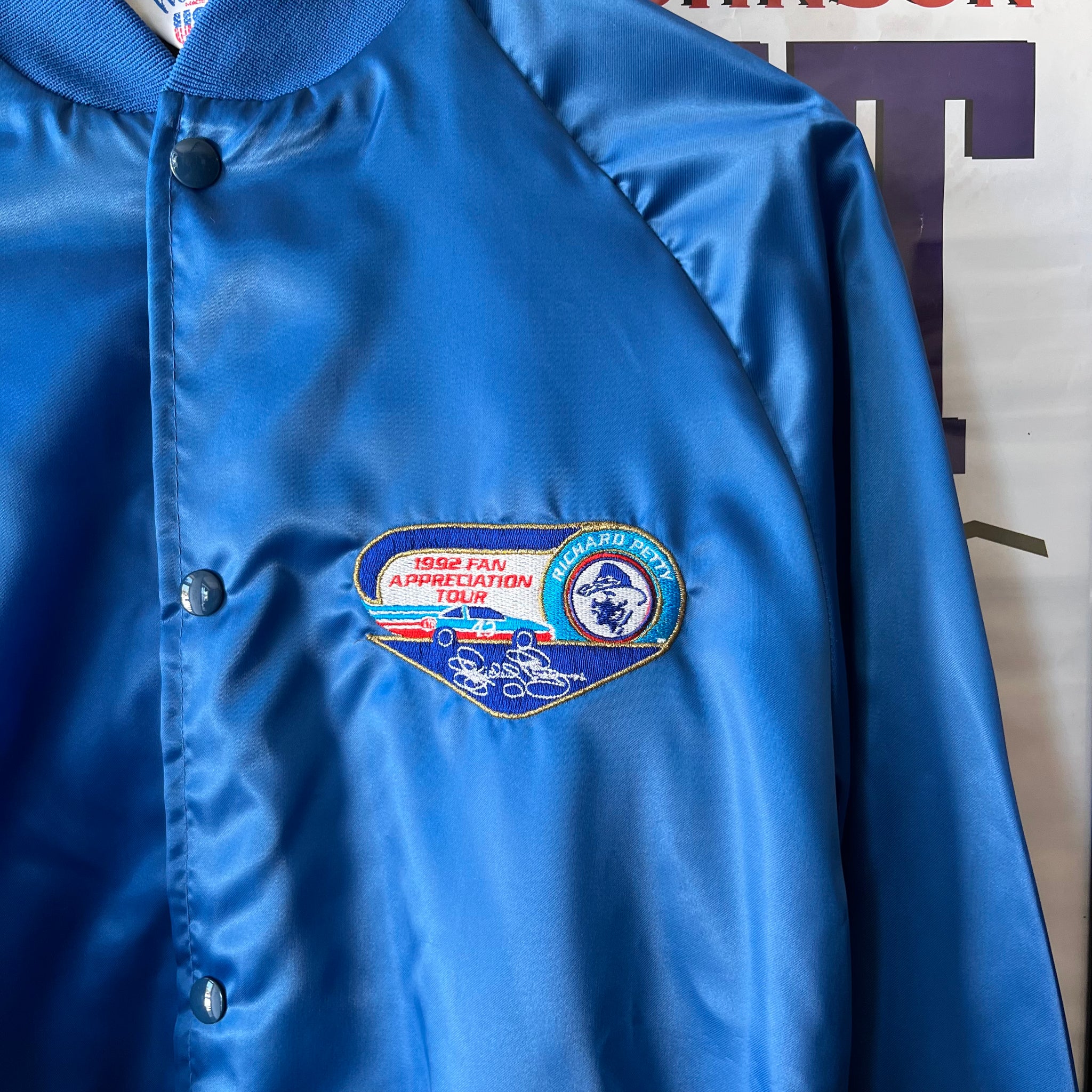 1992 NOS Richard Petty Fan Appreciation Tour Satin Jacket