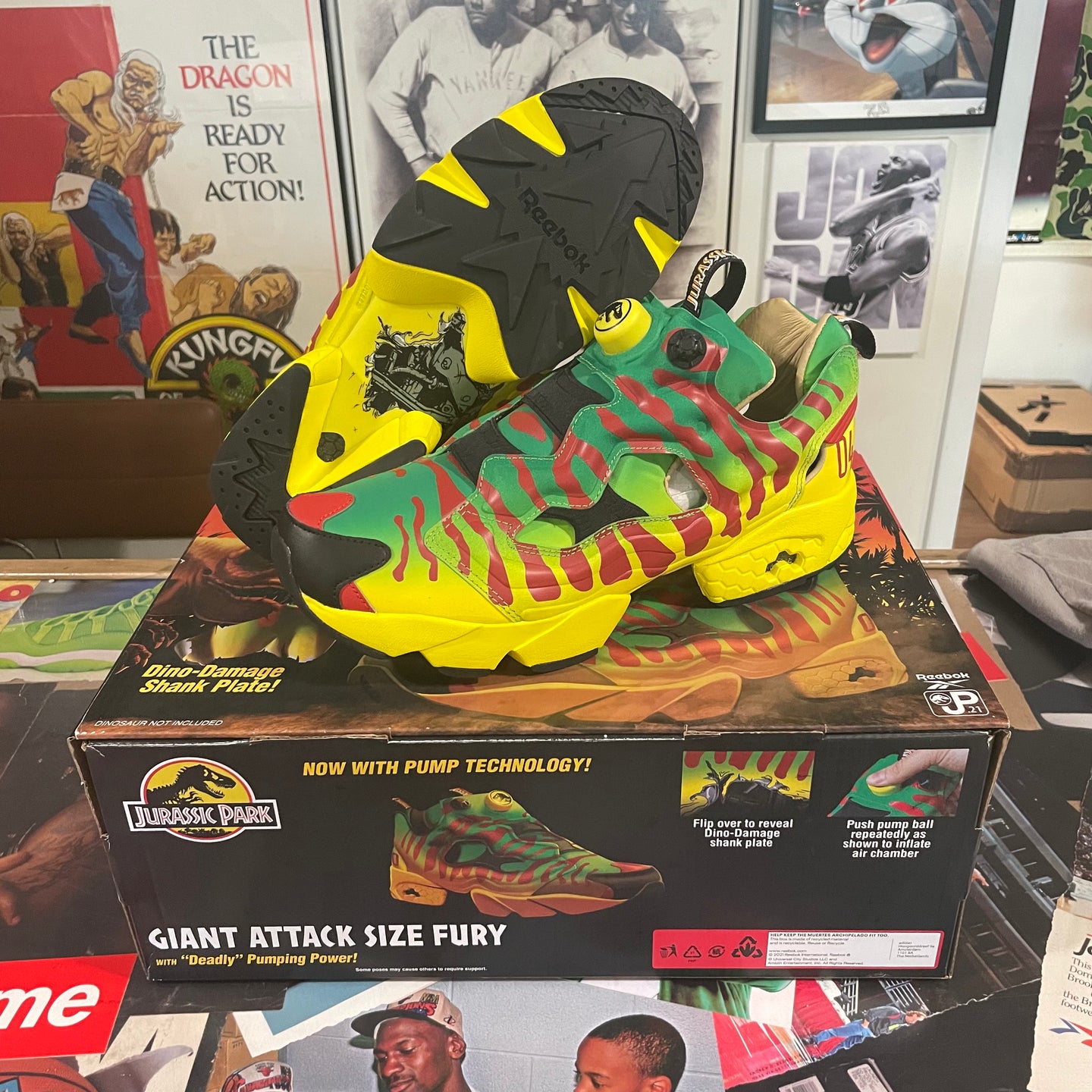 Reebok Instapump Fury x Jurassic Park ‘Tour Vehicle’