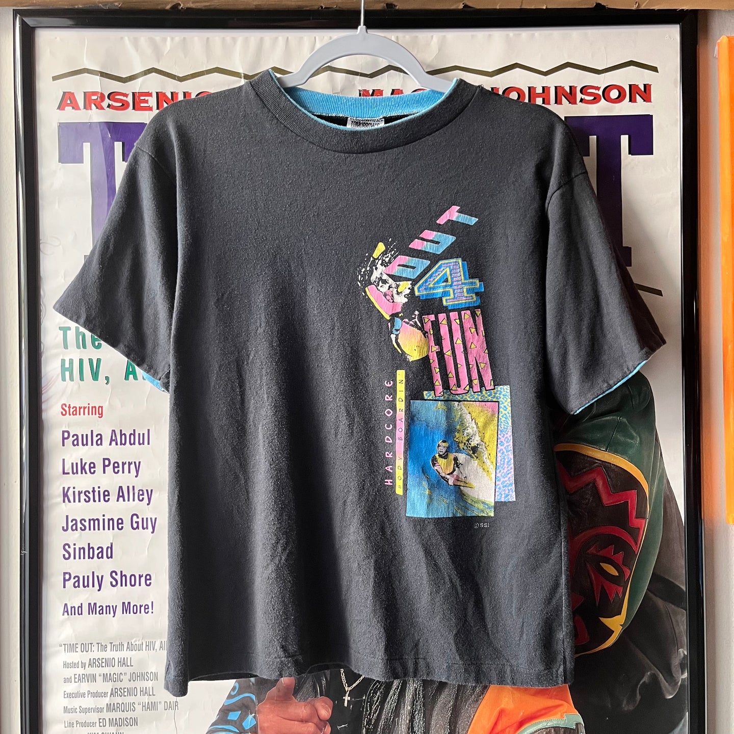 1980s Tomorrows Generation ‘Out 4 Fun’ Hardcore Body Boarding T-shirt