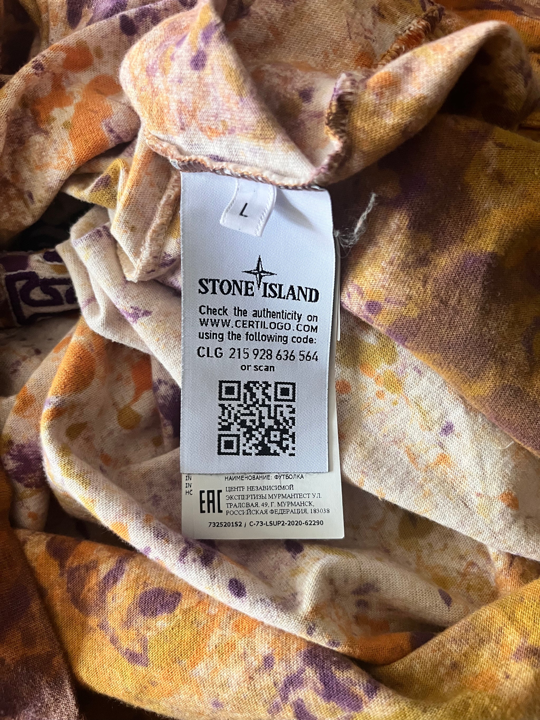 Stone Island x Supreme T-shirt