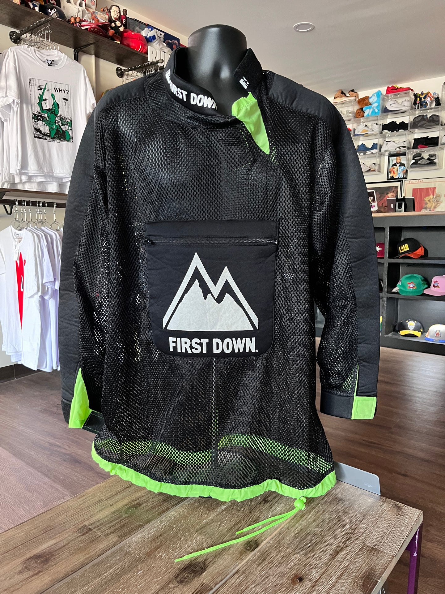 First Down Mesh Pullover Jacket
