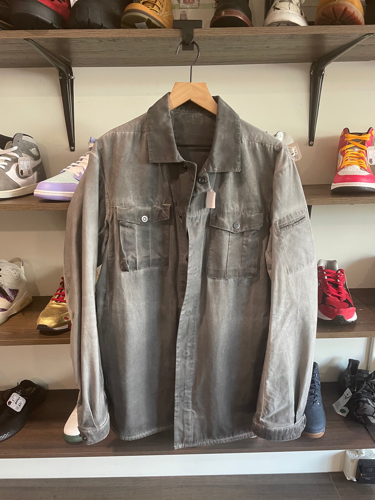 Button Up Cargo Jacket