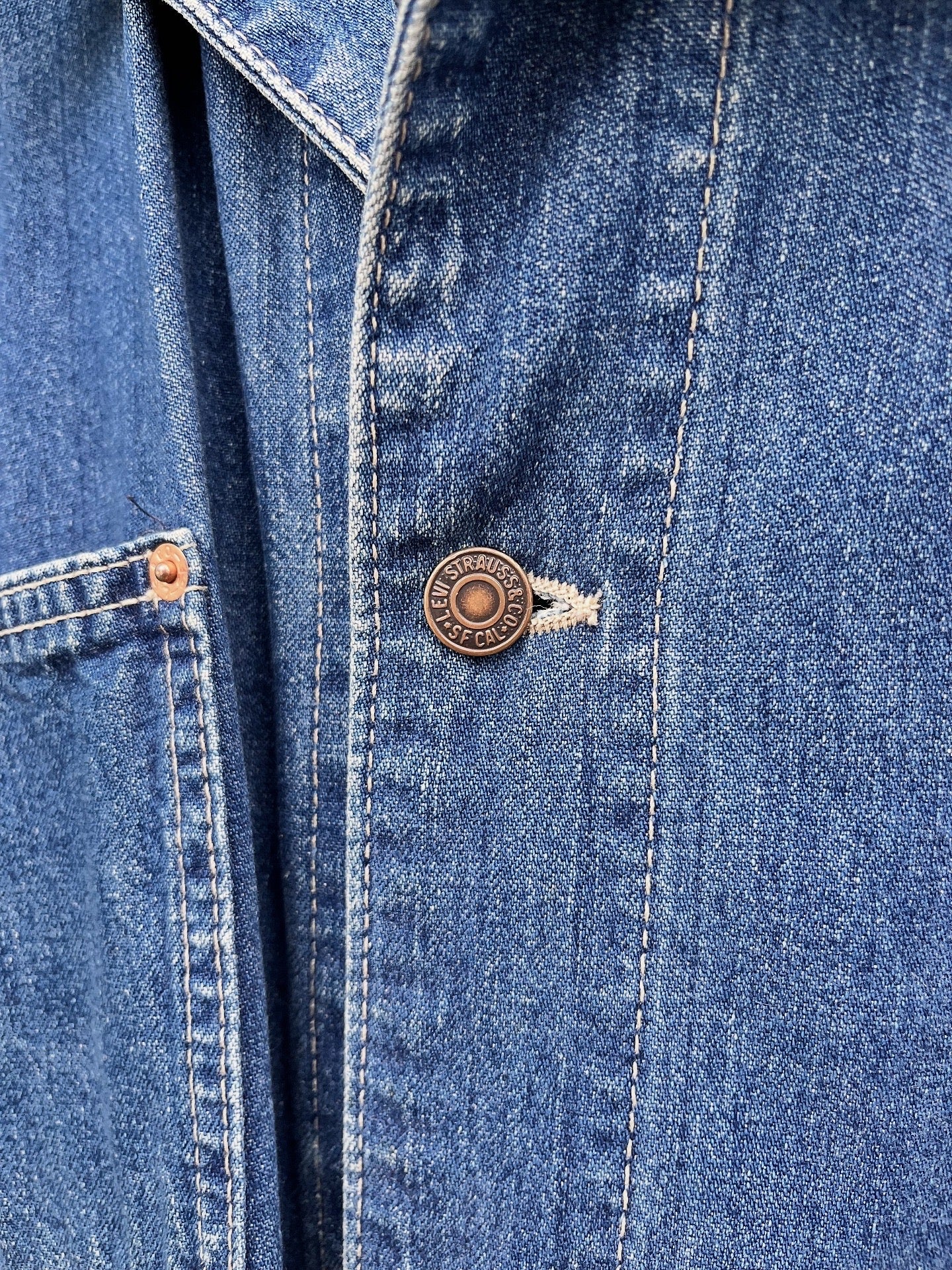 1990s Levi Strauss & Co. Denim Chore Jacket