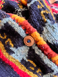 Vintage MFA Boston Heavy Wool Cardigan Sweater