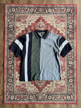 1990s Knights of Round Table Colorblock Polo Shirt