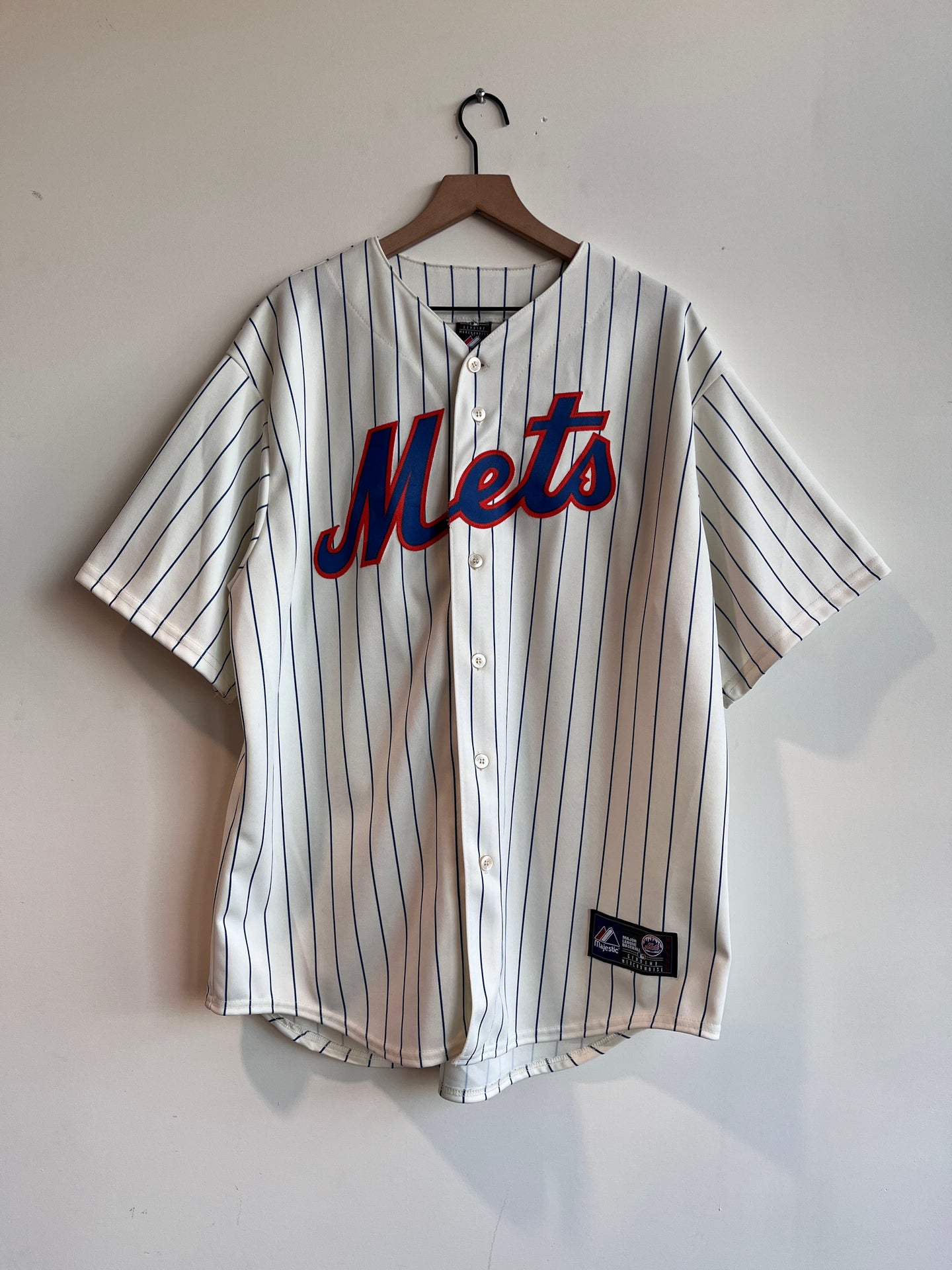 Majestic Mets Pinstripes Jersey