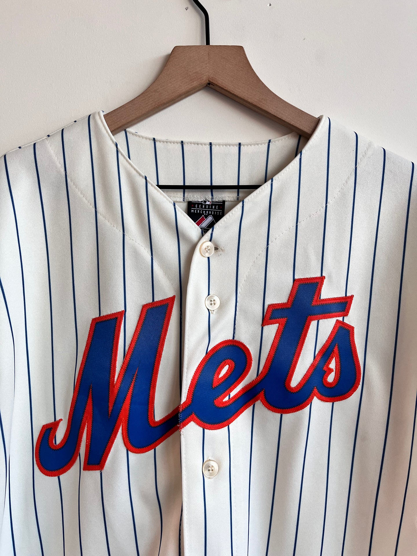 Majestic Mets Pinstripes Jersey