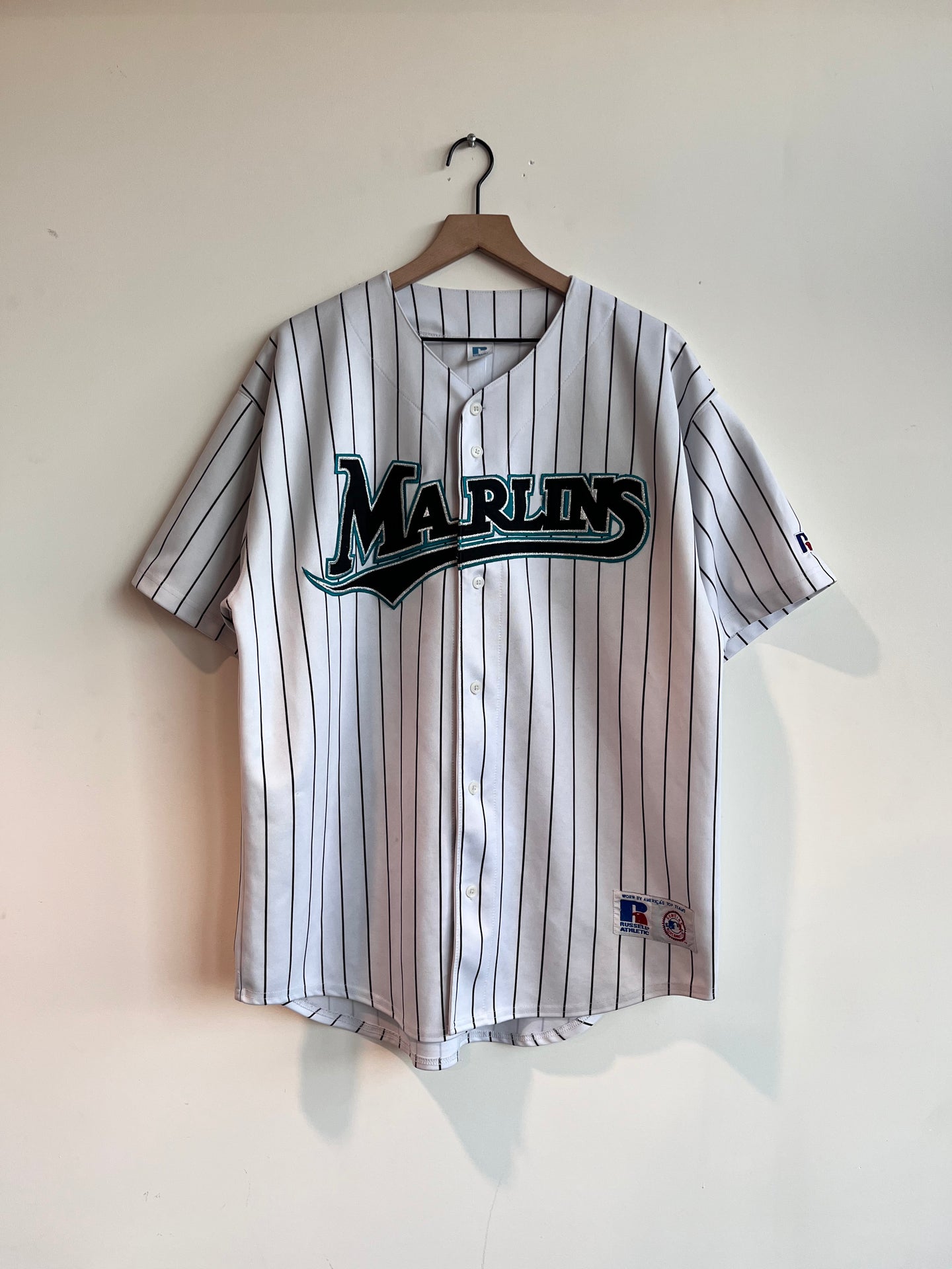 Vintage Russell Athletic Florida Marlins Baseball Jersey