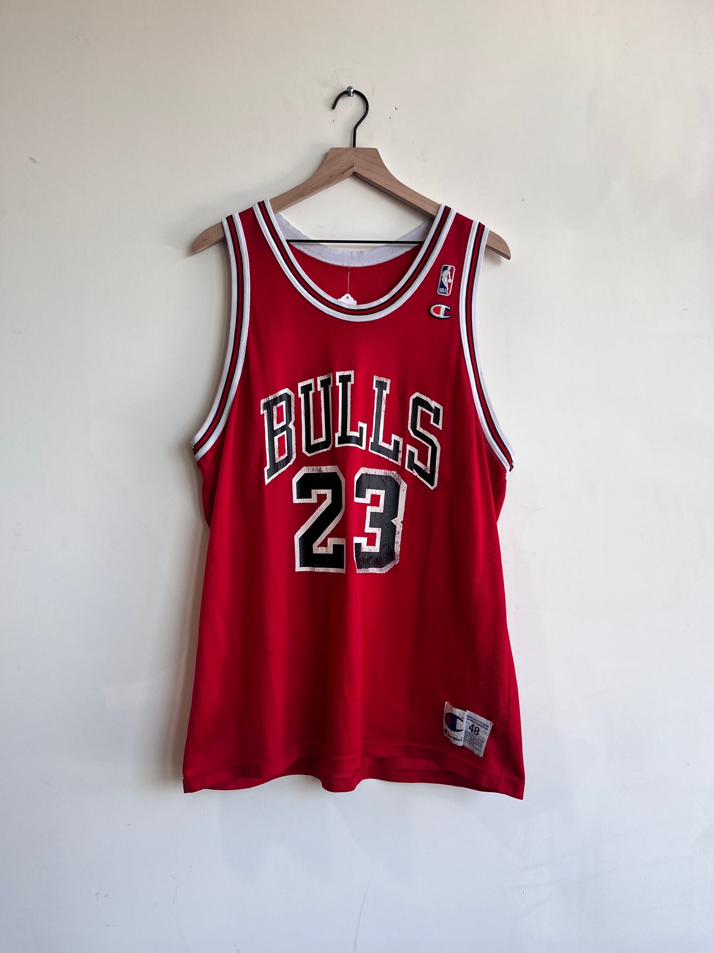 1990s Champion Michael Jordan Chicago Bulls Basketball Jersey