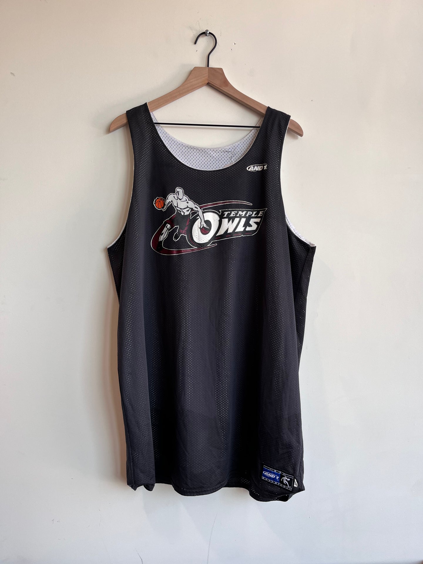 1990s Reversible And1 Mesh Basketball Jersey