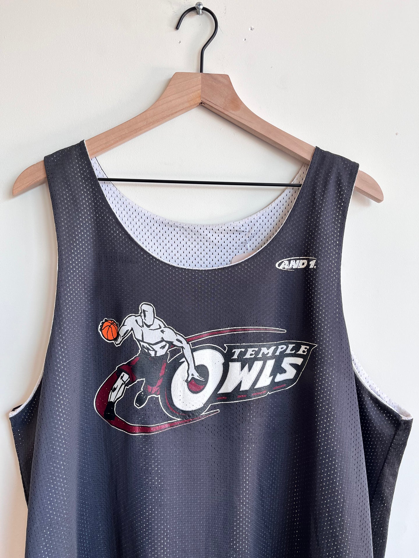 1990s Reversible And1 Mesh Basketball Jersey