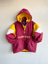 1990 Starter FSU Puffer Pullover Jacket
