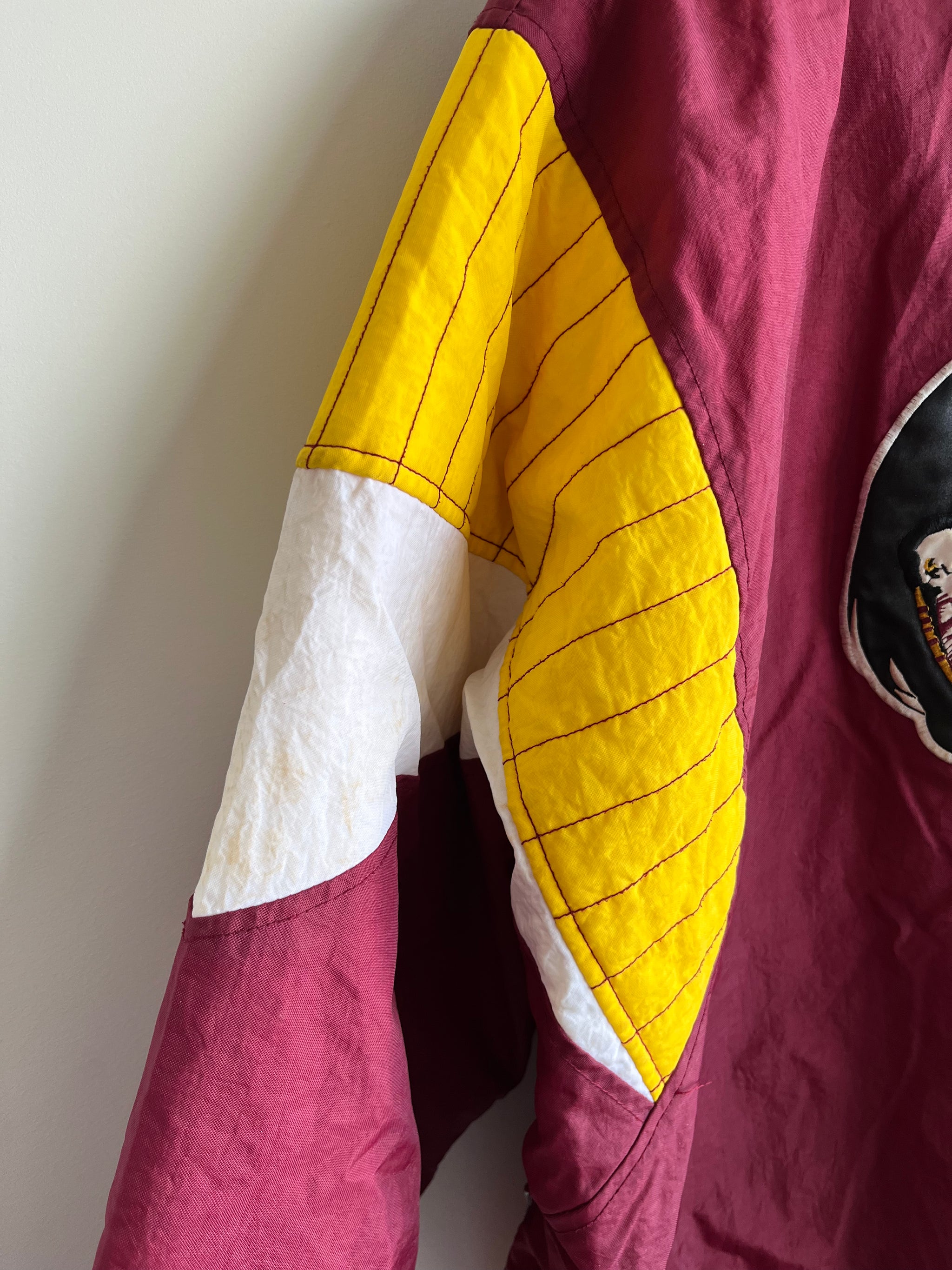 1990 Starter FSU Puffer Pullover Jacket